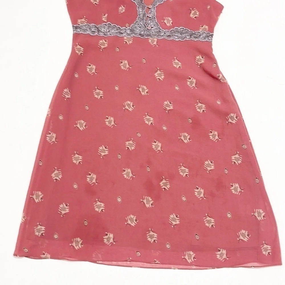 Free People Woman Floral Pattern Dress Size M - Picture 2 of 12